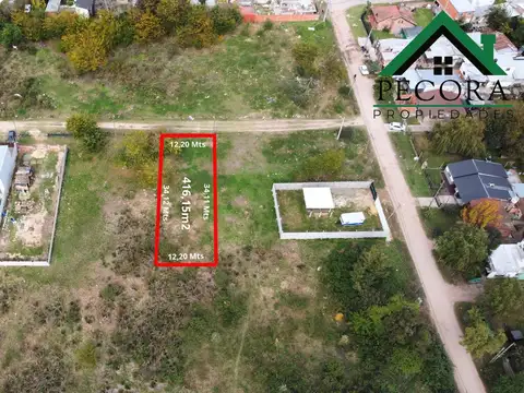 Terreno en Venta de 416,0 m2
