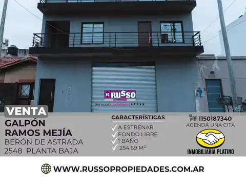 Venta Galpón a Estrenar - Ramos Mejia