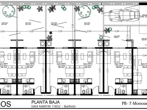 DEPTO 1 AMB NUEVO C/PATIO! BANFIELD