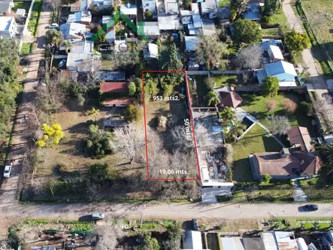 Terreno en Venta de 953,0 m2
