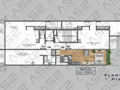 MONOAMBIENTE - VENTA - ENTREGA EN JUNIO 2027 - CATEGORIA - BELGRANO R