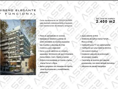 MONOAMBIENTE - VENTA - ENTREGA EN JUNIO 2027 - CATEGORIA - BELGRANO R