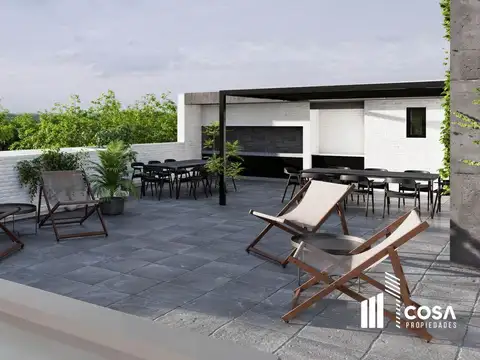Departamento 2 ambientes con 1 baño