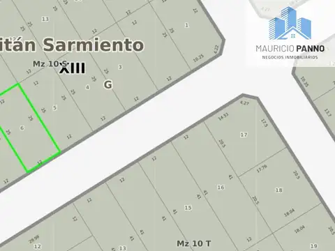 Terreno en Venta en Capitan Sarmiento, USD 15.000