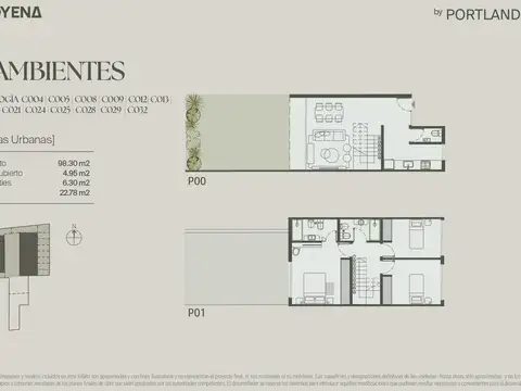 Casa 4 ambientes con 2 baños