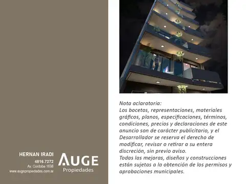 Departamento 2 ambientes con 1 baño