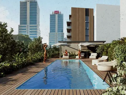 Apartamento en venta de 2 dormitorio en Pocitos Nuevo con terraza