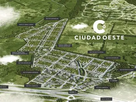 VENTA! Lote en ciudad Oeste - San Lorenzo Chico