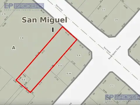 Lote con casa en venta en la mejor zona de SAN MIGUEL