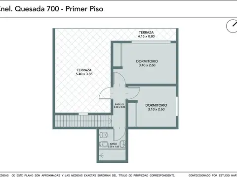 Depto Tipo Casa en Venta 40 años