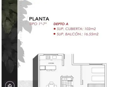Departamento en Venta al Sudoeste