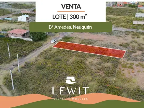 Venta terreno | lote 300 m² | Loteo Cooperativa Amedea | Plottier