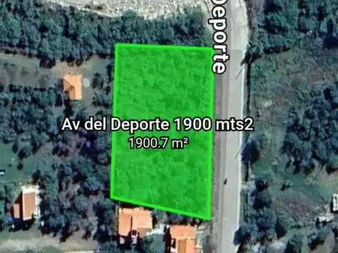 Terreno en Venta 59  mts Frente