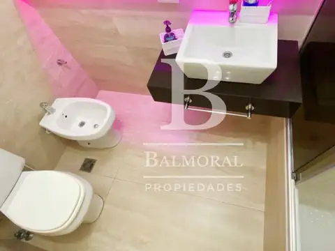 Departamento 2 ambientes con 2 baños