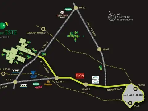 Terreno en Venta en Pilar del Este - Santa Lucia, USD 38.000