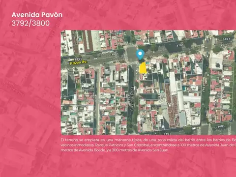 Terreno en Venta 34  mts Fondo
