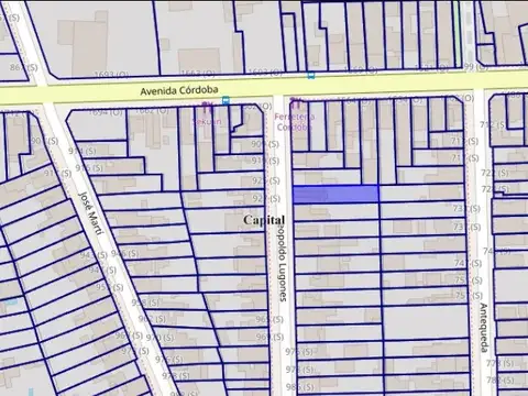 Venta - Terreno 505 m² a Mts de Av. Córdoba
