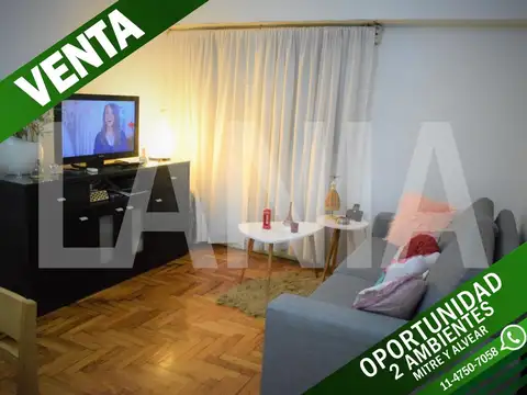 DEPARTAMENOS :: 2 AMBIENTES :: EXCELENTE UBICACION :: UNICO