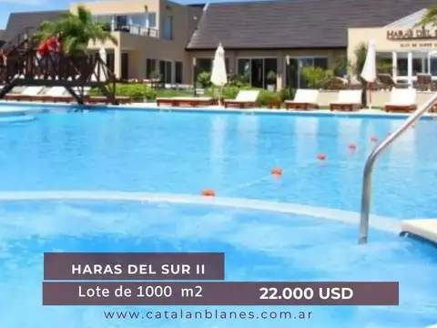 RUTA 2 . LOTE EN VENTA HARAS DEL SUR 2