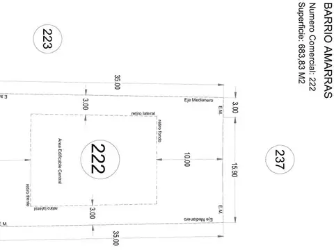 Terreno en Venta en Puertos - Barrio Amarras, USD 99.000