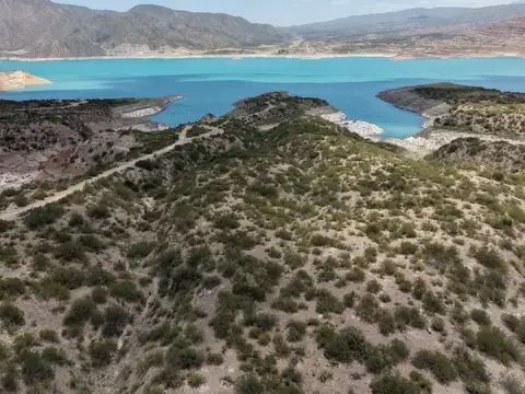 Terreno lote frente al lago dique Potrerillos Mendoza acepta permuta