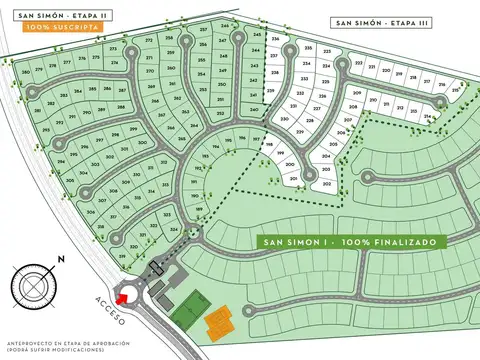 Terreno en venta en San Simon