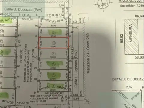 Terreno en Venta 10  mts Frente