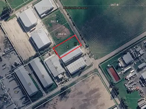 Fraccion Industrial de 2.180 m² - Burzaco