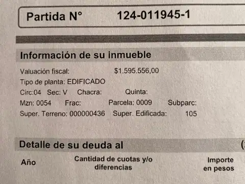 Terreno en Venta de 436,0 m2