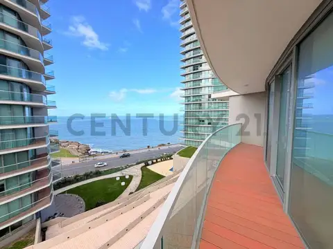3 ambientes en Maral Explanada – Torre 3 – 105 m² – Vista al mar – Cochera doble y baulera