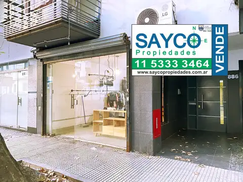 Vendo Local 32m2 c/blindex cortina aire