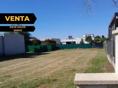 LOTE 600 m2 COUNTRY SIETE SOLES PARTERRES AMENITIES