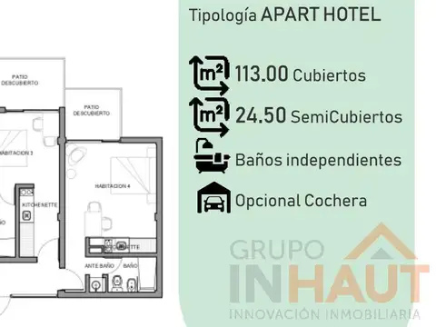 Venta de Apart Hotel en Neuquen