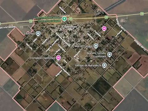VENTA 4 LOTES EN BLOCK EN COPETONAS, 3.600 M²