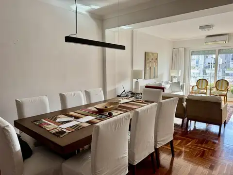 Excelente e impecable semipiso en alquiler en Recoleta 3 dorm y depend. lleno de luz y sol