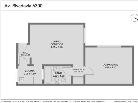 Departamento en Venta de 2 ambientes