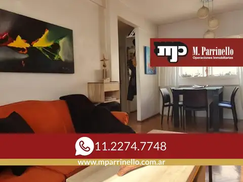 Departamento de 3 ambientes con balcón y excelente ubicación cerca de la Panamericana- En Venta.