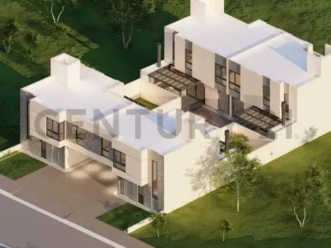 Dúplex modernos frente a espacio verde en Docta