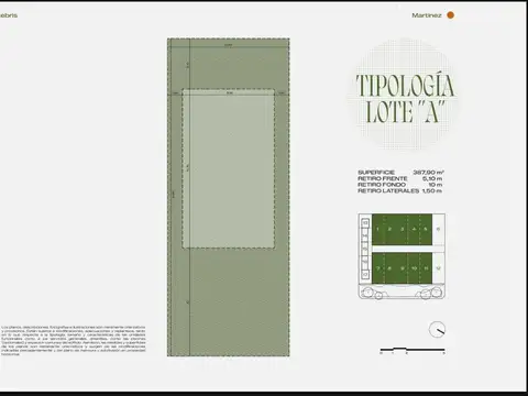Terreno en Venta 31  mts Fondo