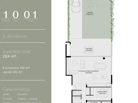 Departamento en Venta de 6 ambientes