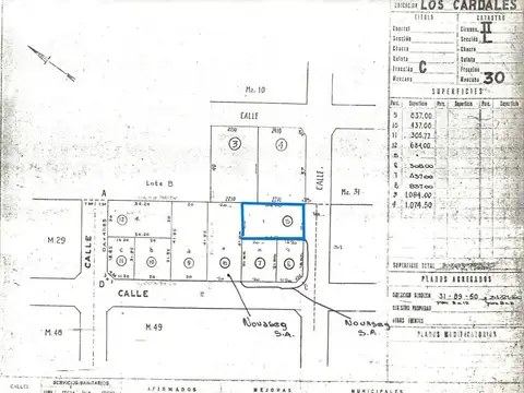 Terreno en Venta en Los Cardales, USD 32.000