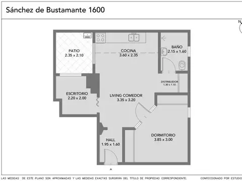 Departamento en Venta de 2 dormitorios