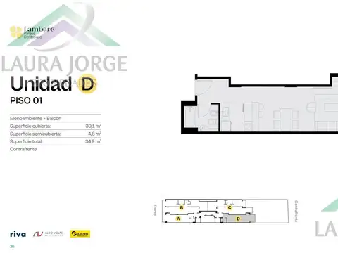 Departamento en Parque Centenario