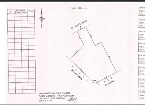 Bahia Blanca  al 800 Esquina Av. Gaona 4299