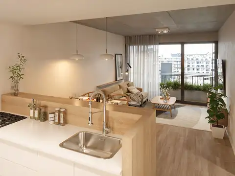 Departamento 2 ambientes, adelanto y 240 cuotas en pesos, Barrio Olímpico