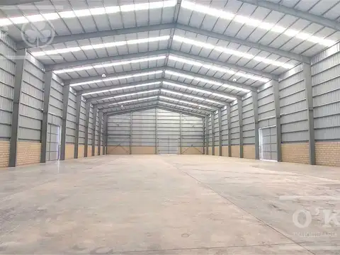 Galpón industrial en Parque Industrial Pibera de 2.100 m2 en alquiler