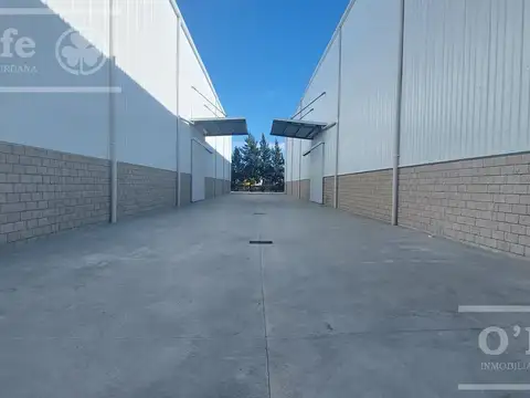 Galpón industrial en Parque Industrial Pibera de 2.100 m2 en alquiler