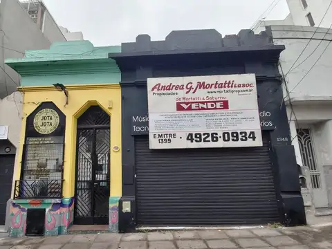Venta en Block Sin Subdividir. Renta Inmediata. Tipo Casa con Ptio y Tza. 2 Locales. 264 m²