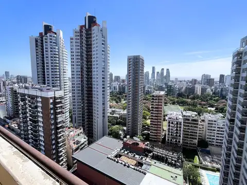 VENTA DEPTO 3 AMB BALCON ATERRAZADO CON VISTA AL RIO Y COCHERA - PALERMO