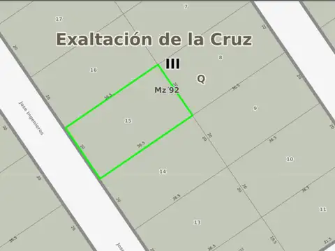 Terreno en Venta en Parque Sakura, USD 35.000